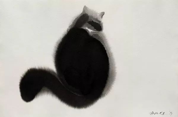 国画老师：你画的这个猫太走心了！画成这样，你是魔鬼吗？满分！