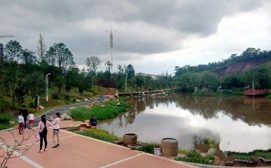 梅林溼地公園,位於贛縣區梅林鎮上廟村,南臨贛南大道東延,北臨內環