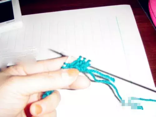 单元宝针围巾的织法,初学者手工编织围巾教程