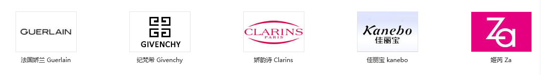 各种化妆品牌及标志