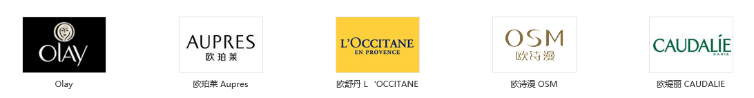 各种化妆品牌及标志