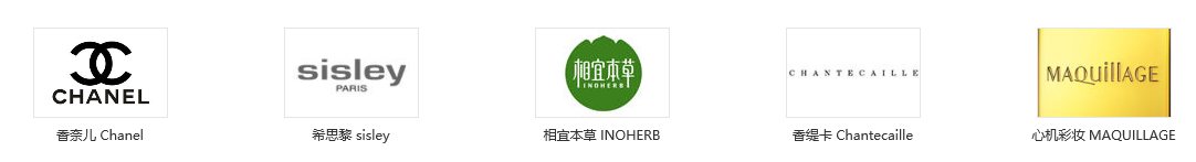 各种化妆品牌及标志
