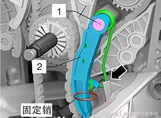 高清,大众EA888发动机正时链条和高压油泵安装拆解