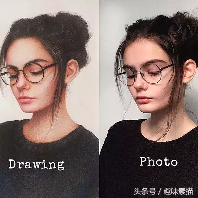 这彩铅人物画的这么好！