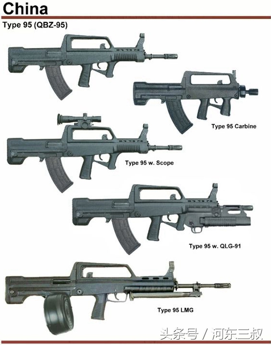 史上最全中国单兵轻武器图解，绝对能找到服役时你所用过的枪械
