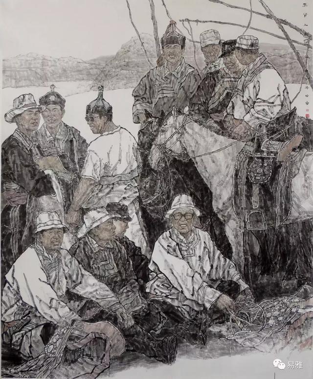 「易雅百家」傅向宏｜当代蒙古族题材绘画的民族特色