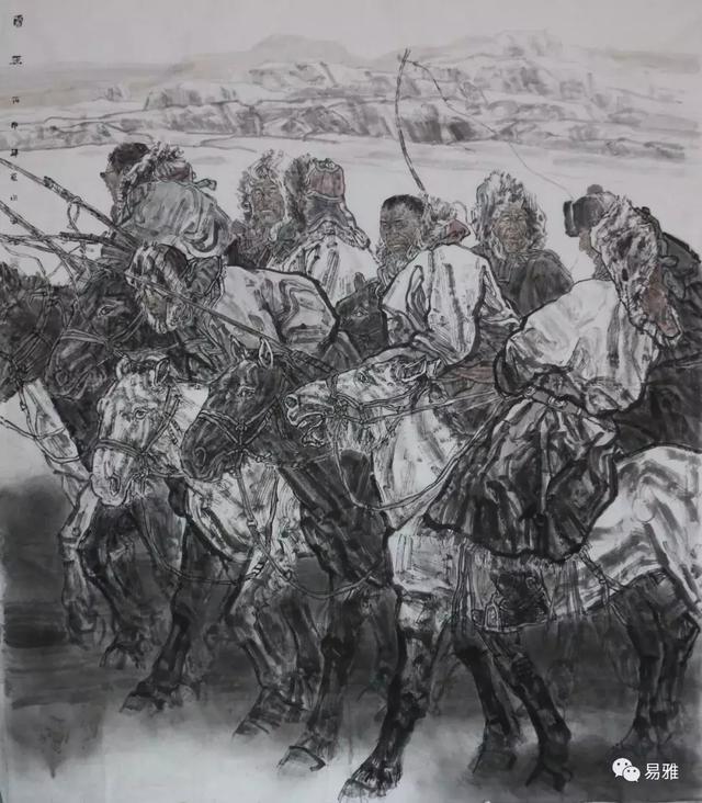 「易雅百家」傅向宏｜当代蒙古族题材绘画的民族特色