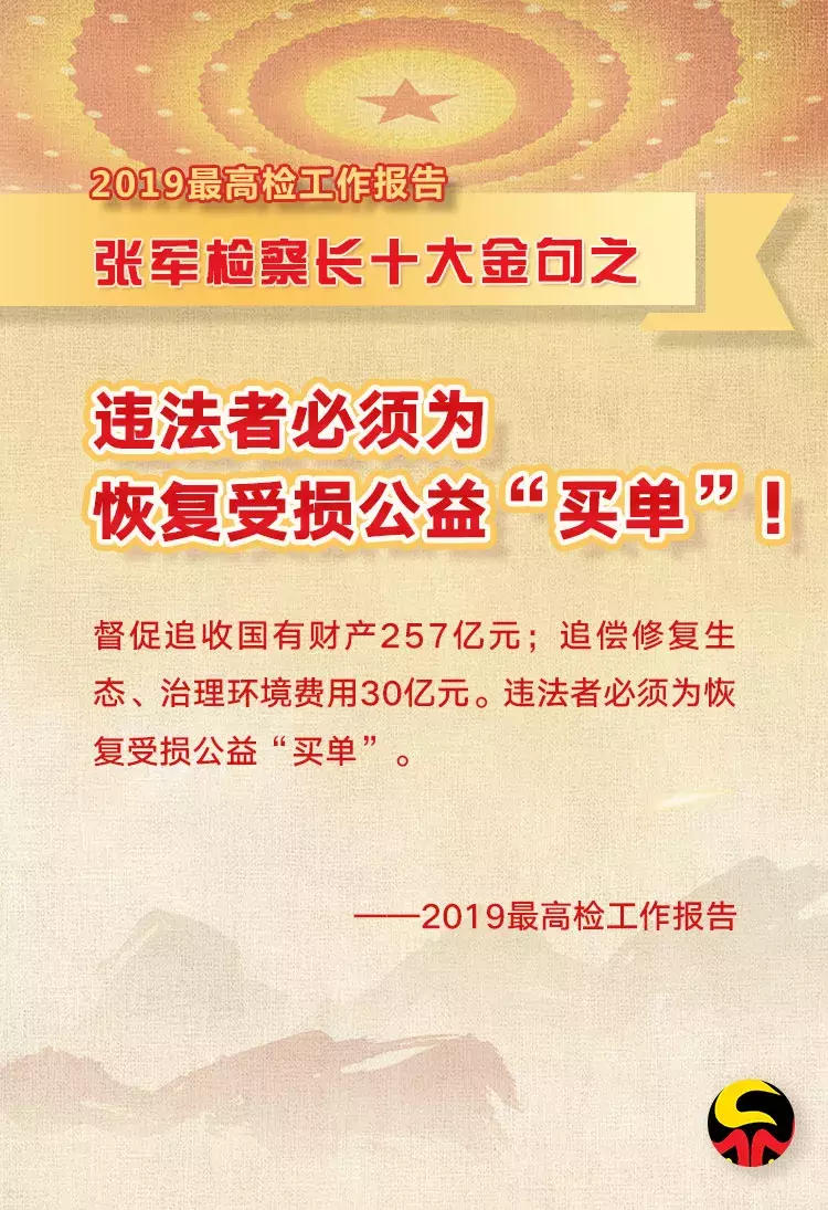 法治社会谁都不能任性！首席大检察官这10大金句很有力！