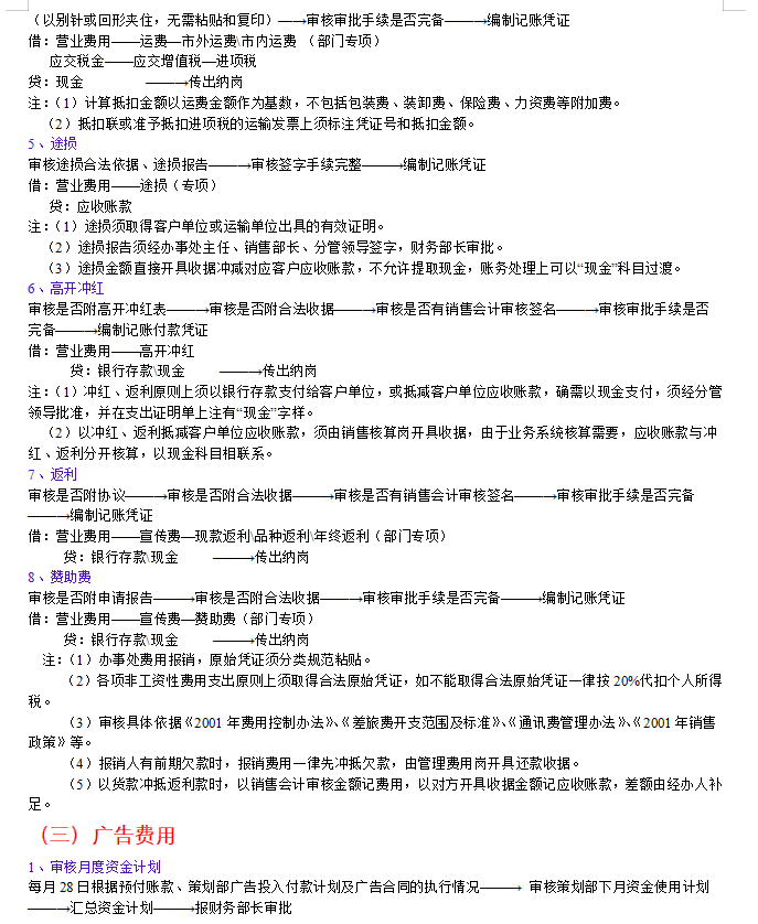 主管熬夜给实习会计整理的财务工作流程，清晰明了又全面，超赞