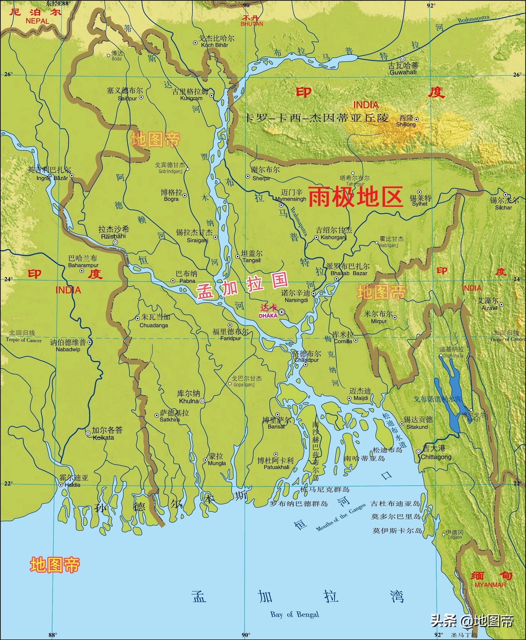 孟加拉国面积不大,为何人口达到1.6亿?