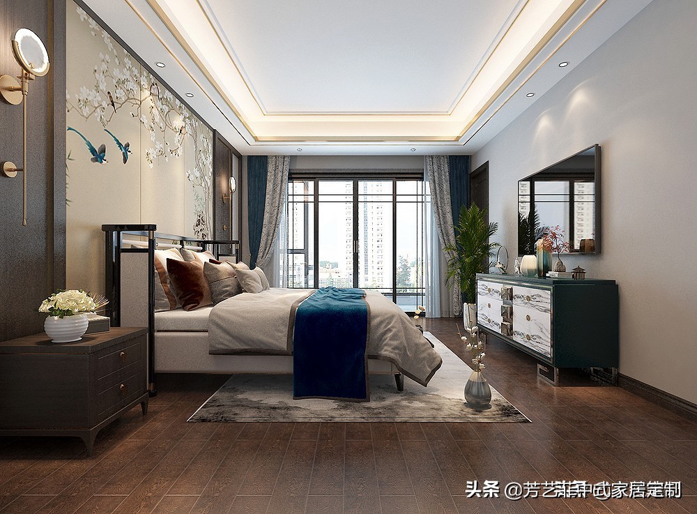 入户是茶室，负一楼作麻将房，中式别墅就该这样装，气派有烟火气