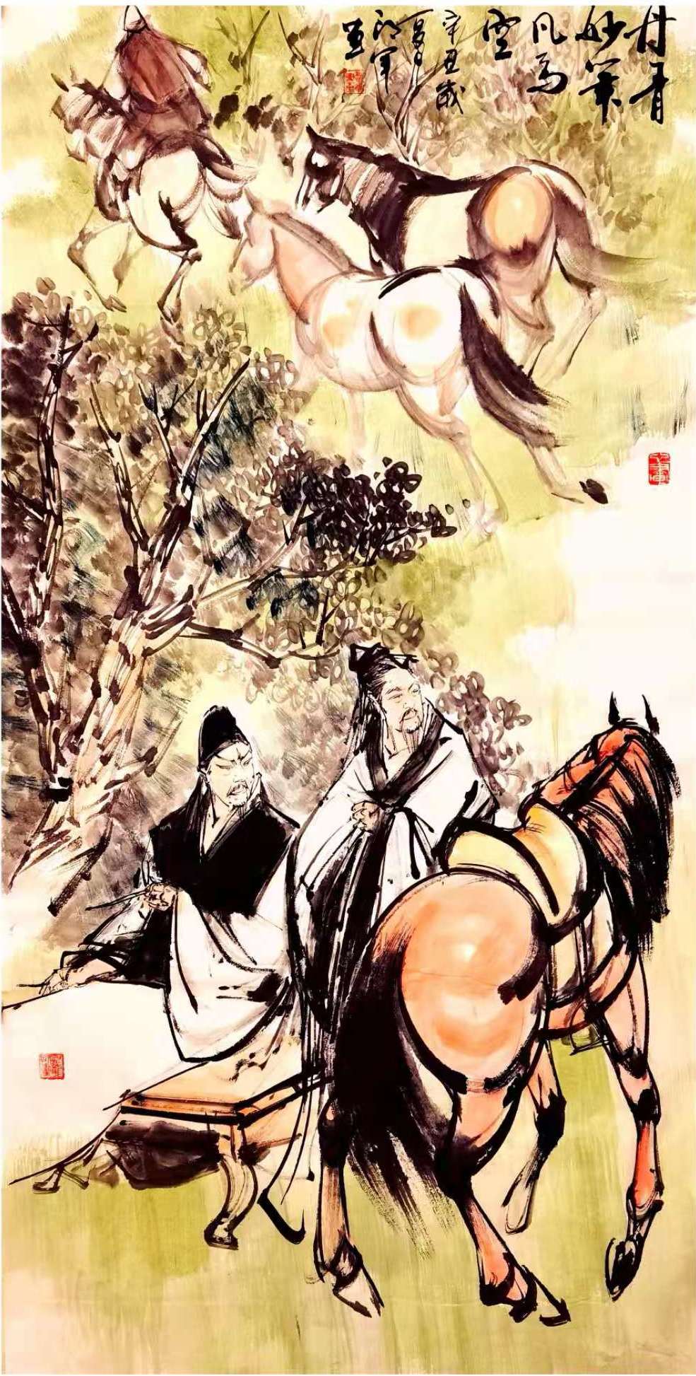 骏骨可追风 画中可观象——观郎军笔下的骏马