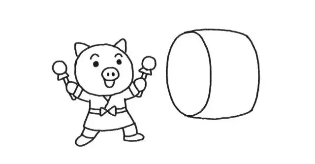 简笔画｜猪年就要画小猪，步骤超详细，一学就会，快为宝宝收藏！