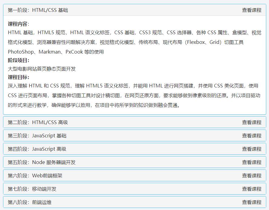 Web前端培训那个机构好？Web前端都学什么呢？
