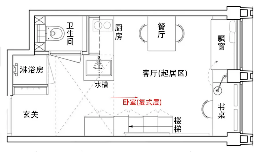 46㎡能住六口人!这5套复式公寓,简直装修爆款教科书