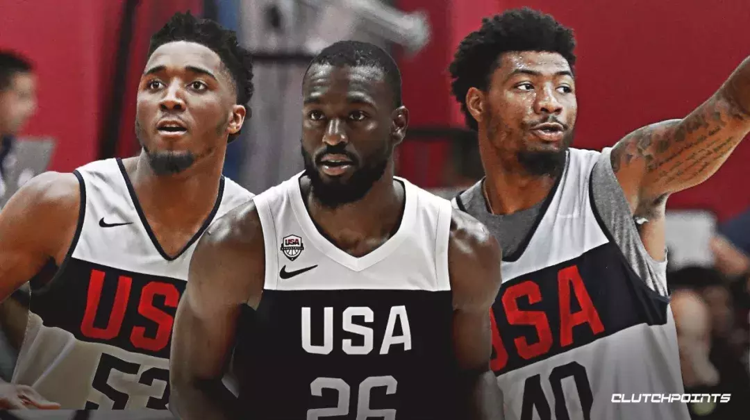 nba美国队有哪些人(官宣！美国队12人大名单公布！热身赛不敌澳大利亚，78连胜终结)