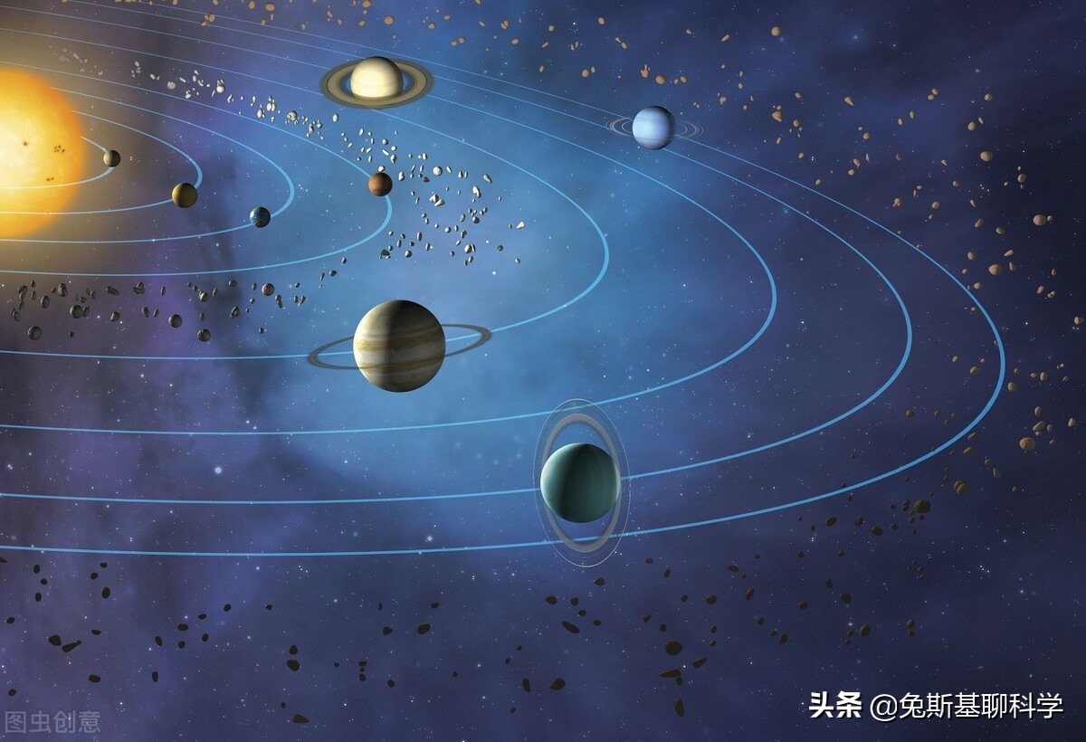 真实的太阳系，假如地球直径1厘米，缩小的太阳系仍大得难以想象