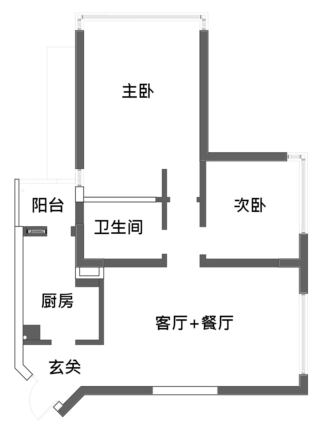 上海80㎡空无一物，厨卫打通，藏了升降客厅，这操作神好用