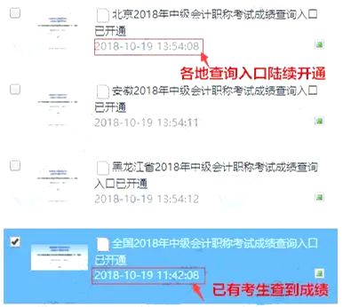 中级考试成绩查询入口来了！没了准考证不能查？