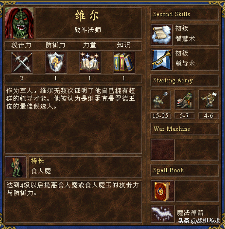 英雄无敌3英雄特长最烂一览