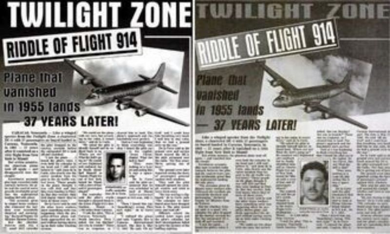 1955年，美国914号航班离奇消失，35年后现身乘客容颜未变？辟谣