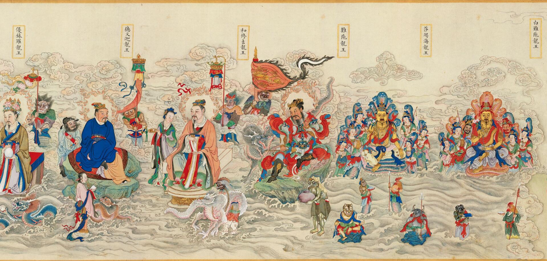 乾隆皇帝最喜爱的画师之一：丁观鹏的仙佛世界_大头条