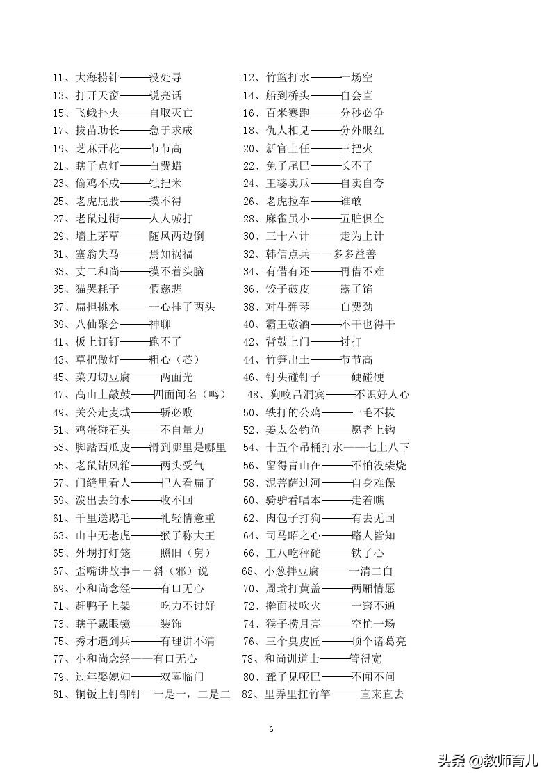 名言名句+古诗句+成语+谚语+歇后语等分类积累，写进作文不词穷