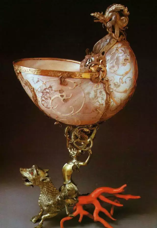鹦鹉螺杯，欧洲皇室的奢华器皿！