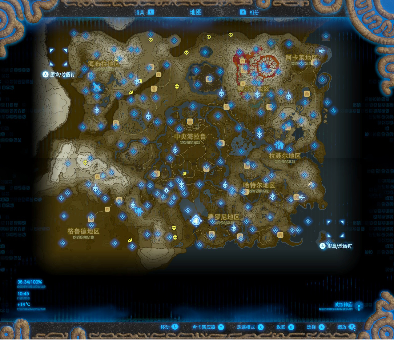 120神庙地图图片