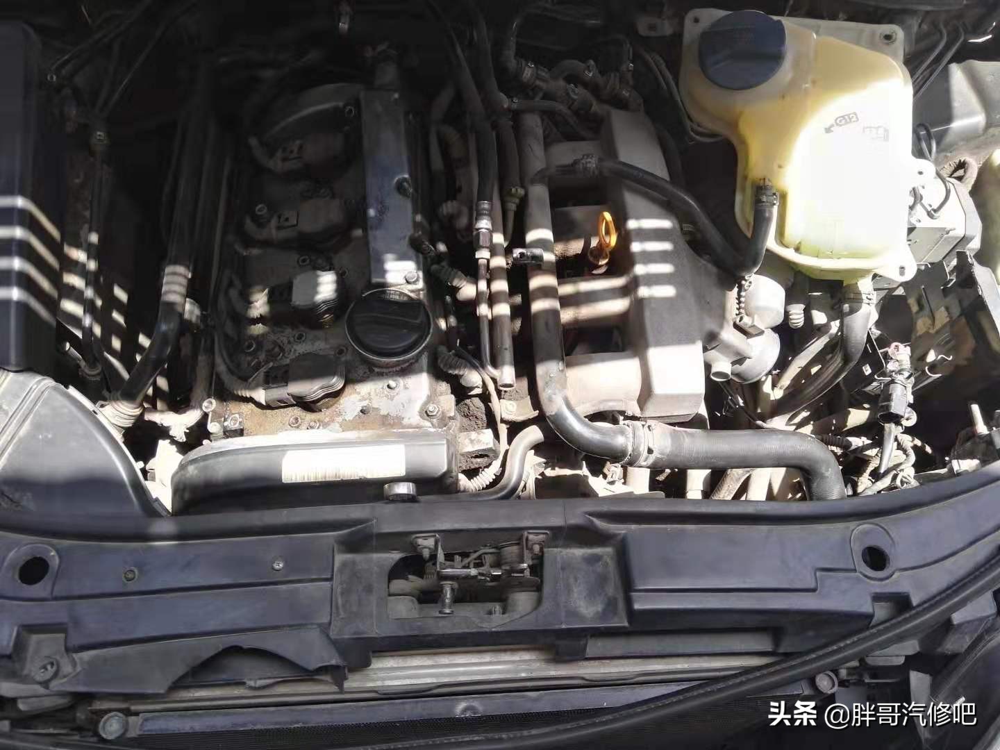 奥迪A6单向轮发电机改装刚性连接装置