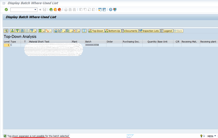 SAP QM MB56 报表没有结果之分析与对策