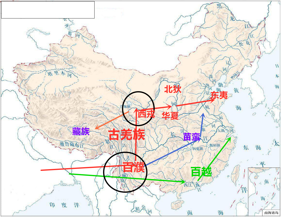 通过DNA检测发现，中国境内的大部分民族都是同宗同源的关系