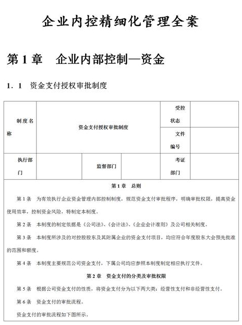 做不好资金管理、控制也能称之为财务？完整的内控管理案例送你