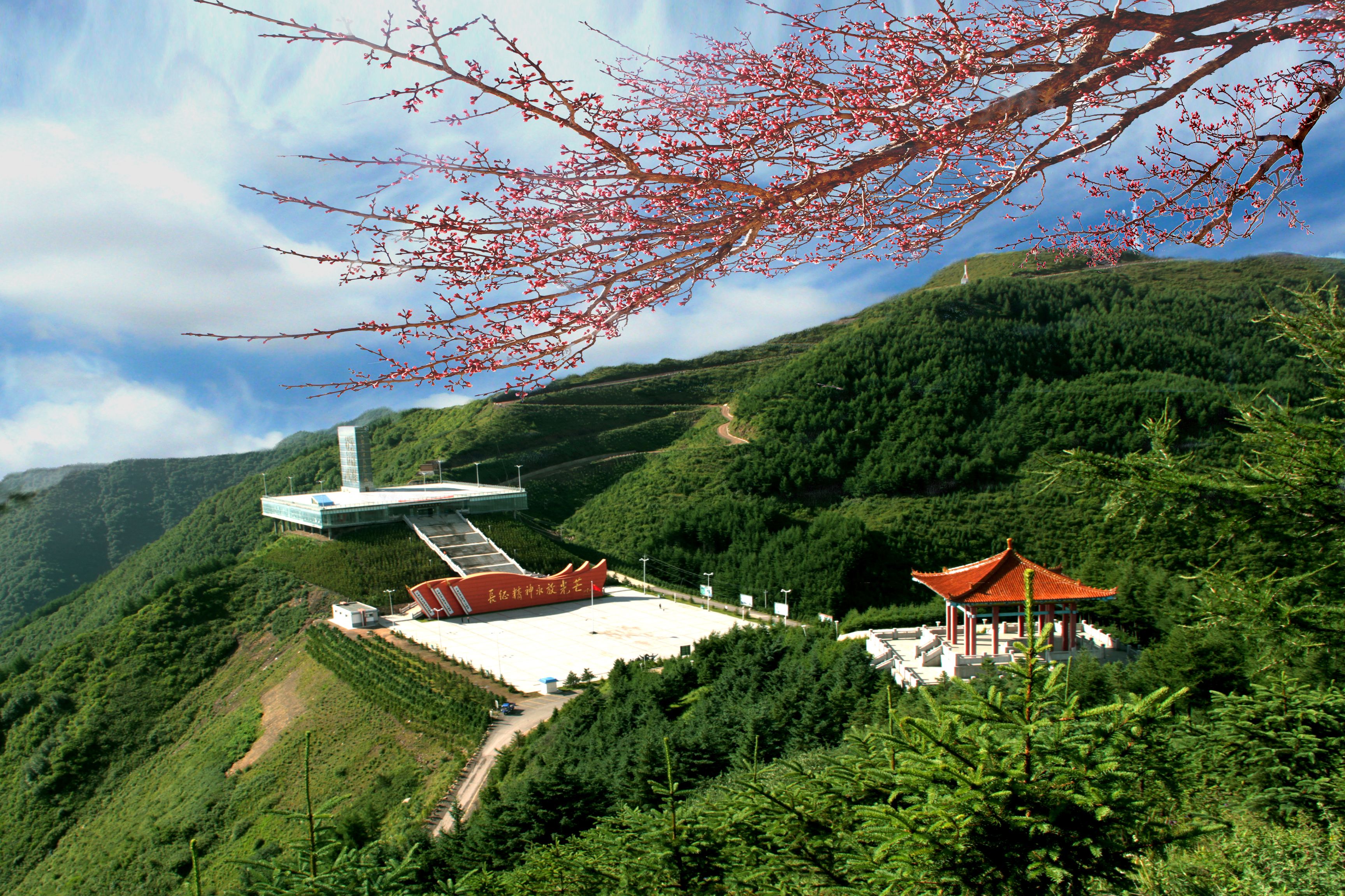 六盘山是我国最年轻的山脉之一,因山势高峻,历来就有"山高太华三千丈