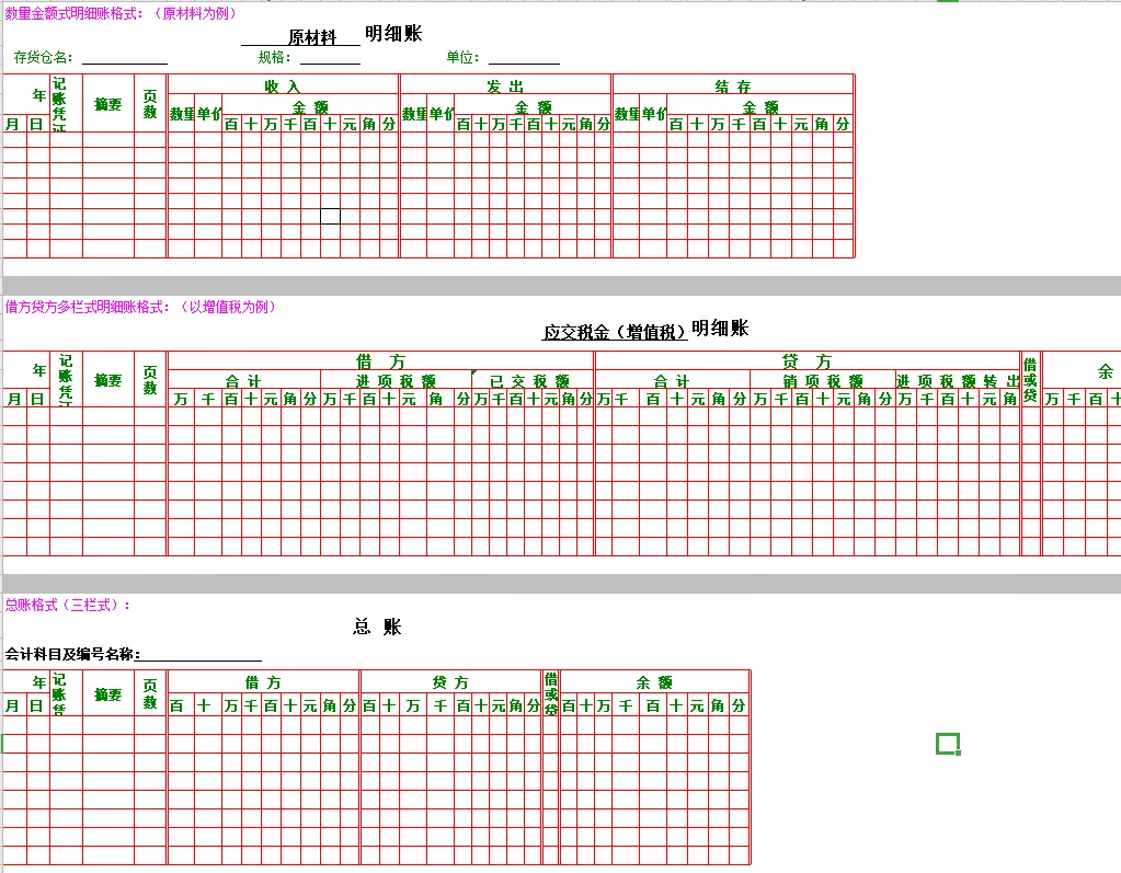 牛！出纳实操必备实用表格，听说公司的每个老会计都收藏了