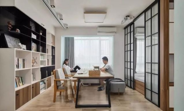 兒童房設計收納客廳沒有電視機，住過就知道：實用加倍，書香氣濃濃，羨慕
