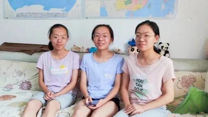 三胞胎姐妹花同时被川大录取，三人表示：绝对没有事先商量过