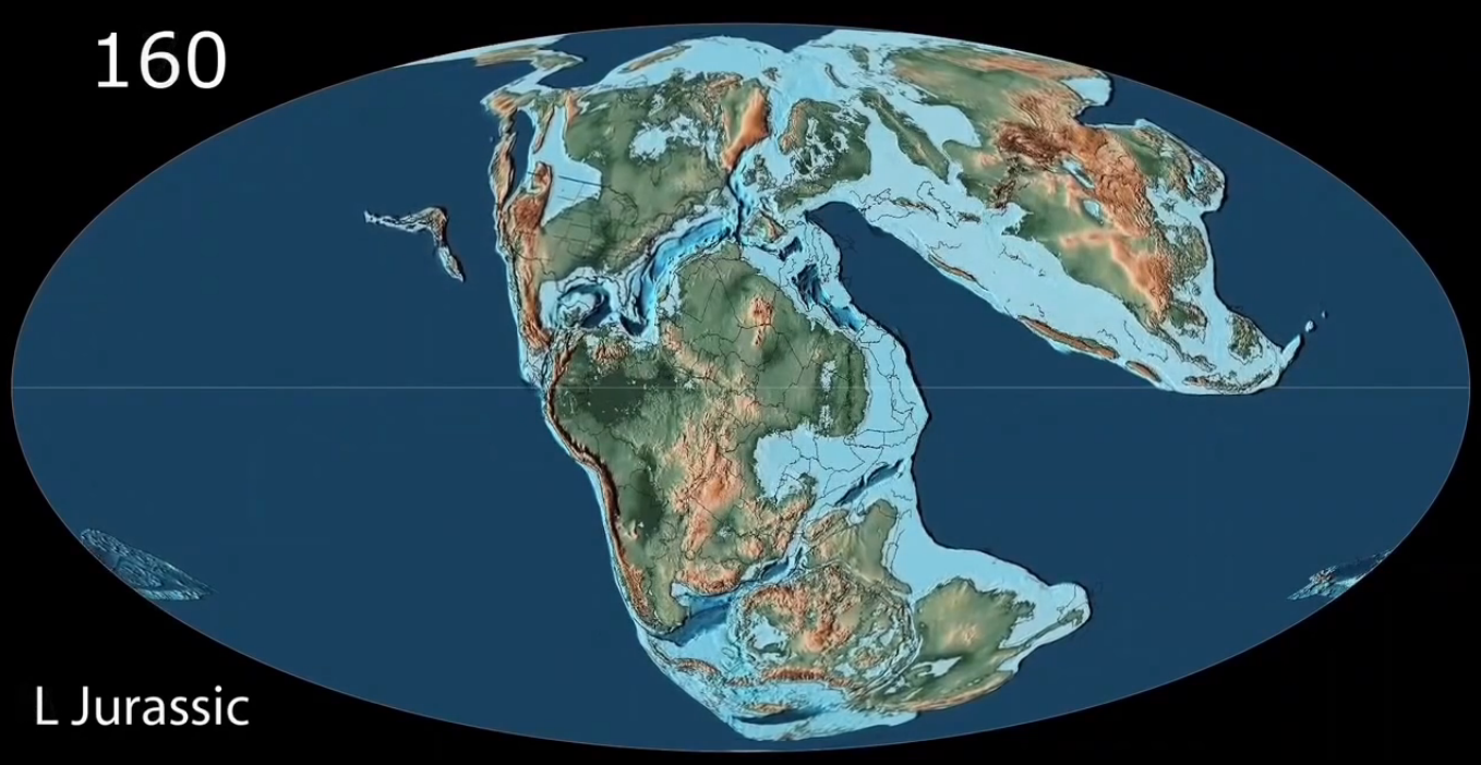 七大洲四大洋地图(七大洲四大洋是如何形成的？从地图看地球几亿年的板块漂移)