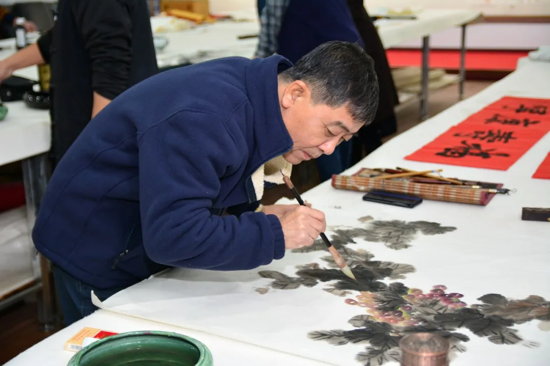 书画名家齐聚温书强画家工作室雅集