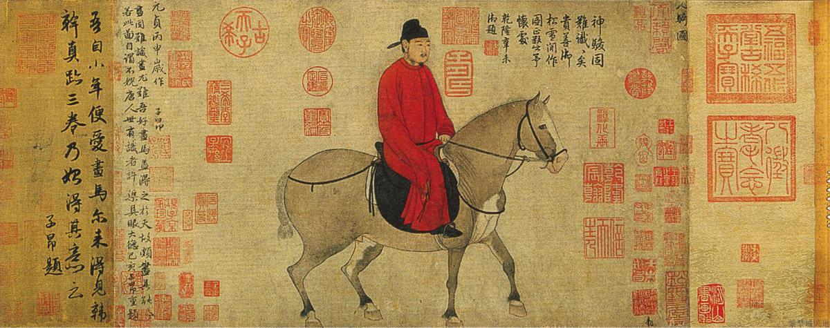 中国古今名家笔下的骏马，纵横驰骋