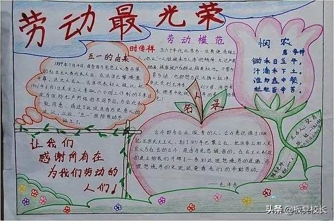 五一勞動節手抄報,關於勞動節的由來,名言和古詩詞,需要就收藏