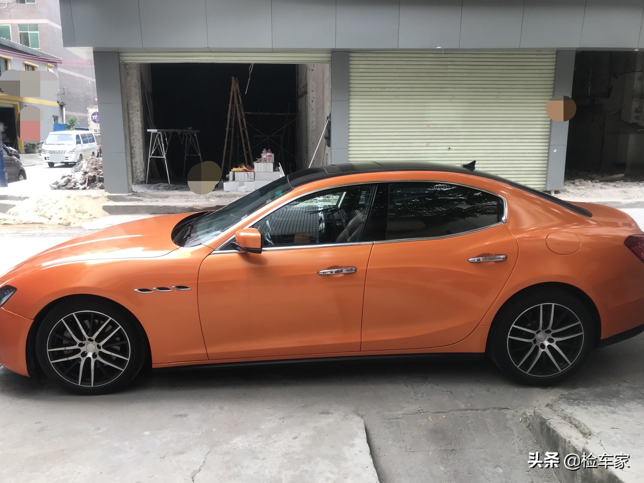 报价47万的玛莎拉蒂吉博力，外观炫酷却内藏大事故，买主怒砍8万