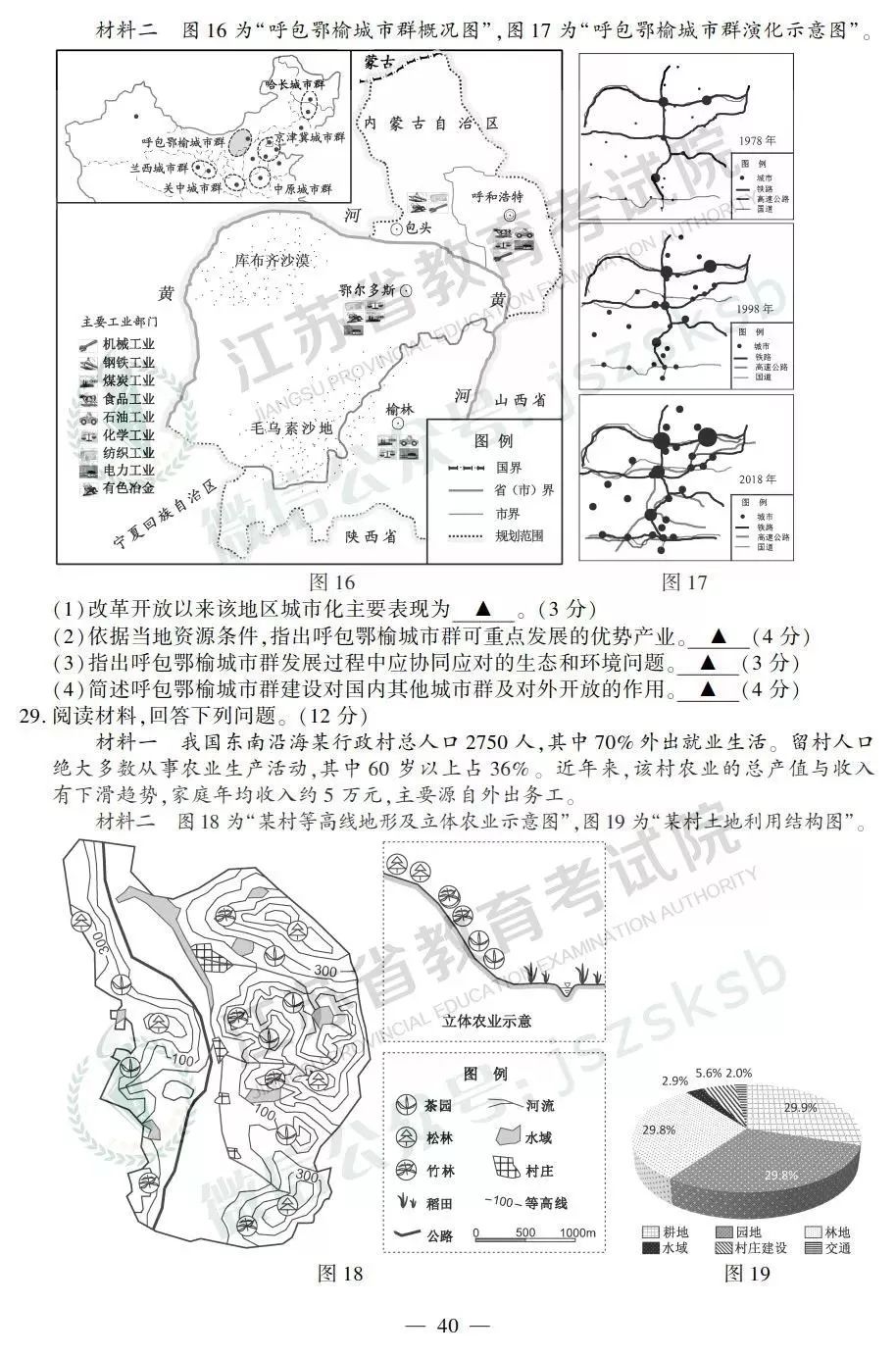 【最新】刚刚！2019江苏高考试题+答案公布，快来估分吧~