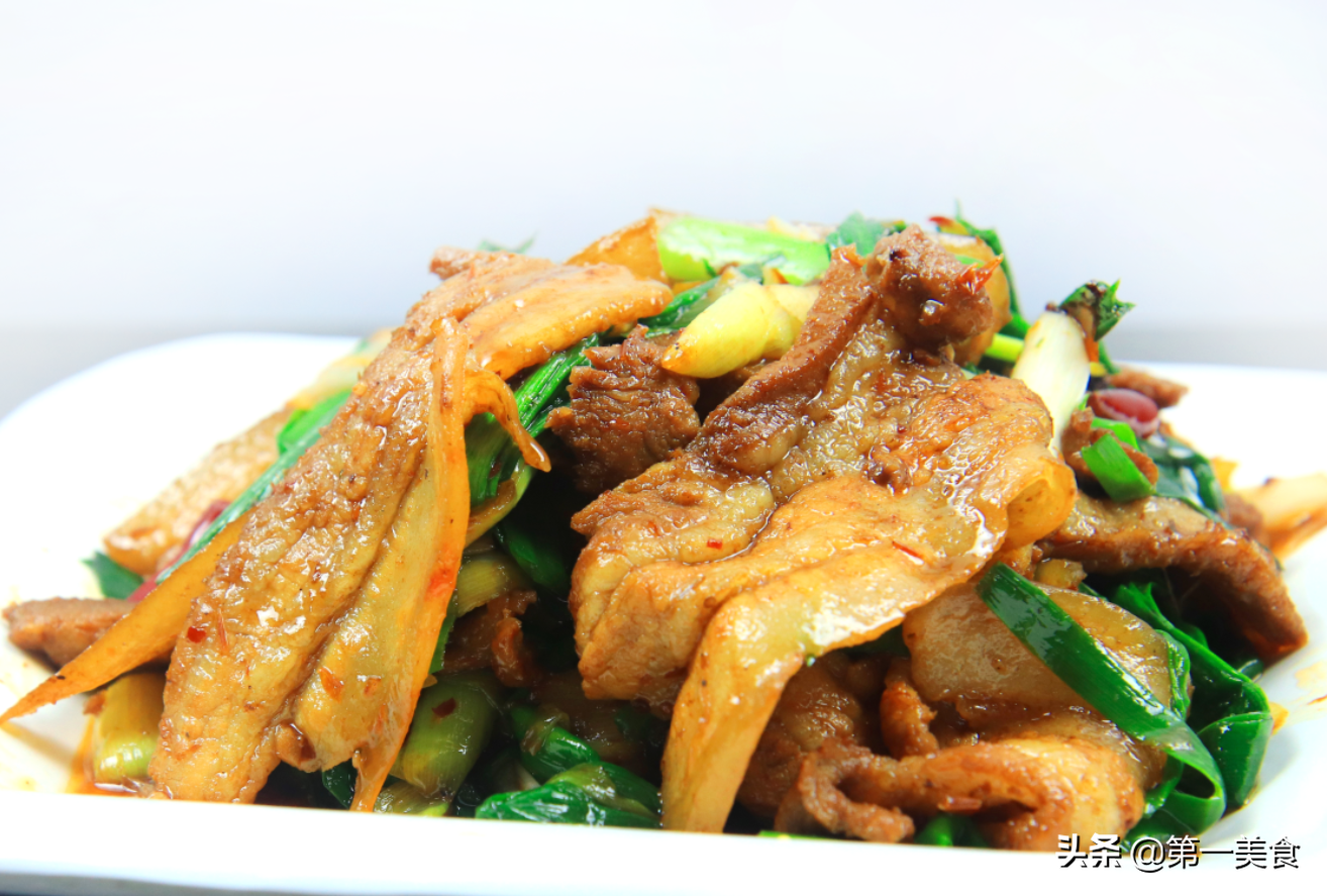 青蒜回鍋肉,青蒜回鍋肉的家常做法