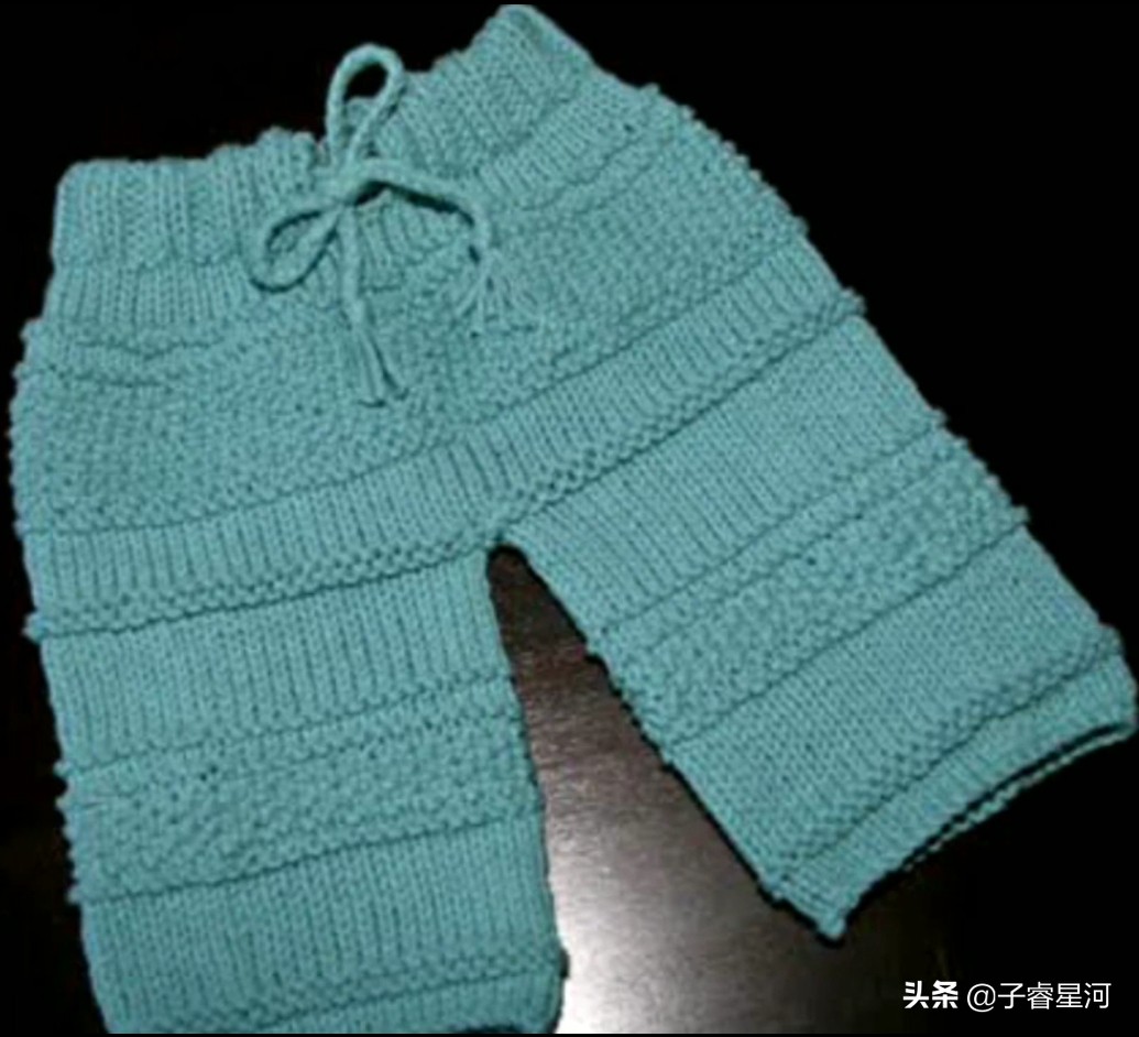 实用又保暖！多款棒针编织的宝宝小毛裤，喜欢的宝妈仿一件吧！