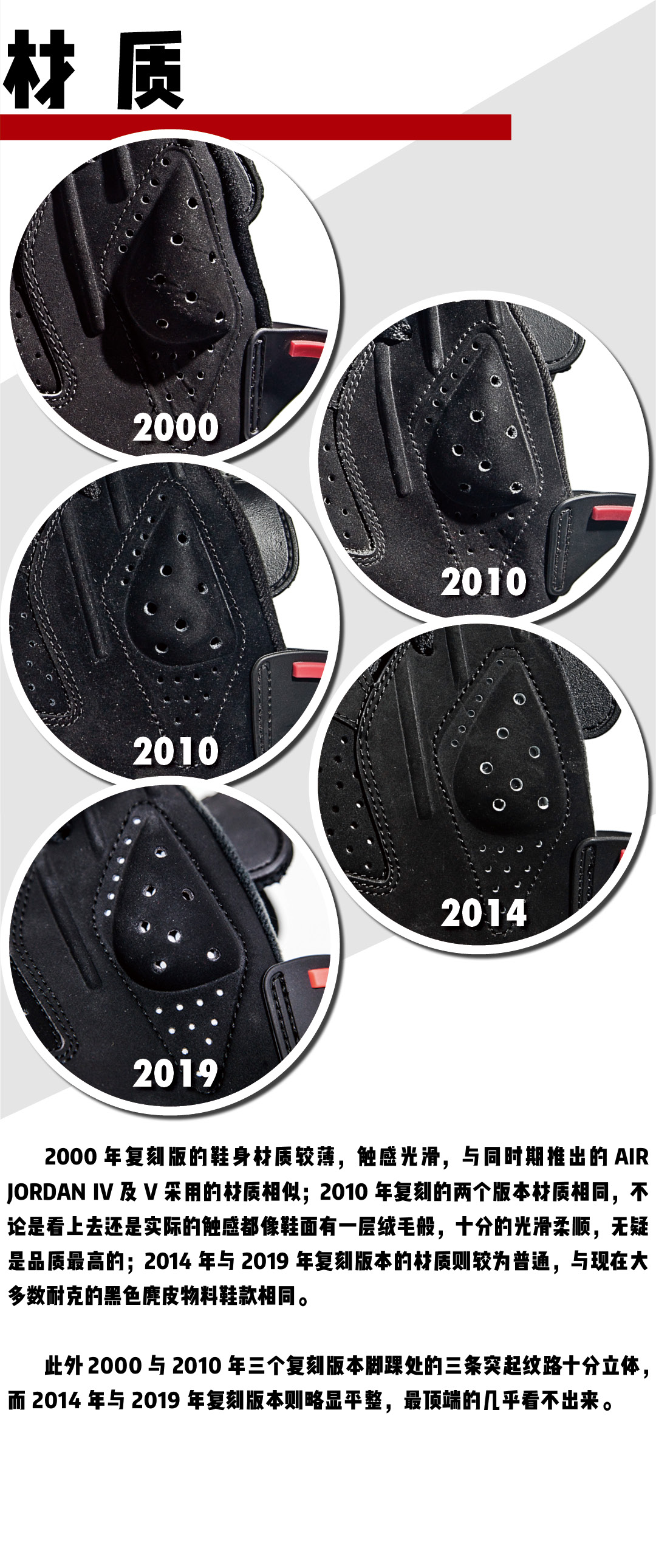 买了五双Air Jordan 6黑红每一双都不一样？——AJ6历次复刻对比