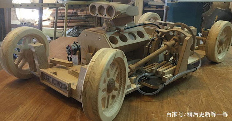 天才高中生花300小时制作的汽车模型