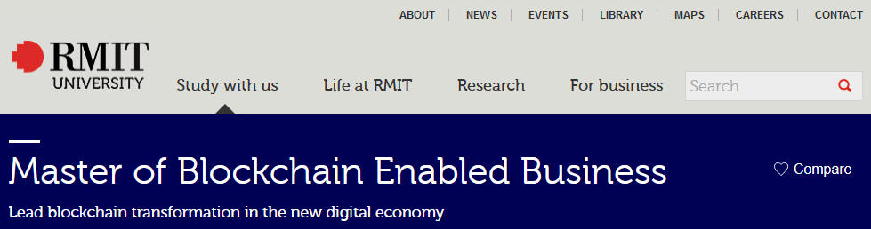 澳大利亚首个开设区块链课程的大学——RMIT