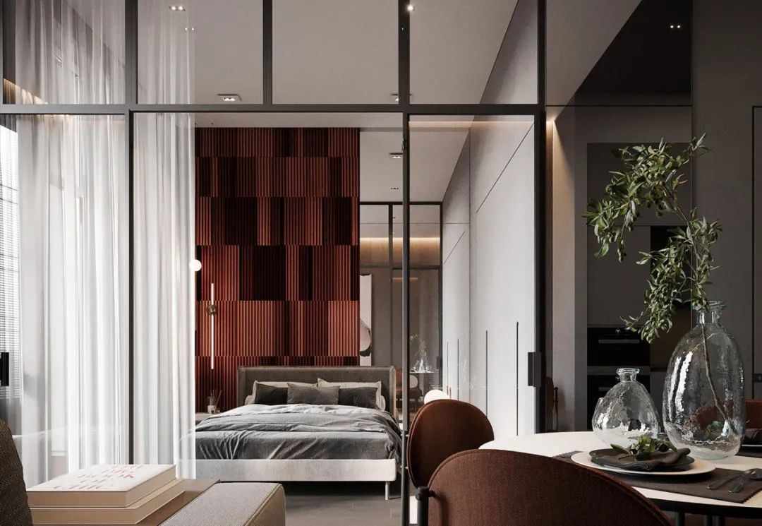 卧室拆掉墙面，全屋开放布局，44㎡小公寓装修后，简直绝了