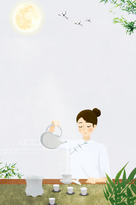 九首茶诗如烟雨入盏，一壶清韵醉流年，泡尽人间温柔时光